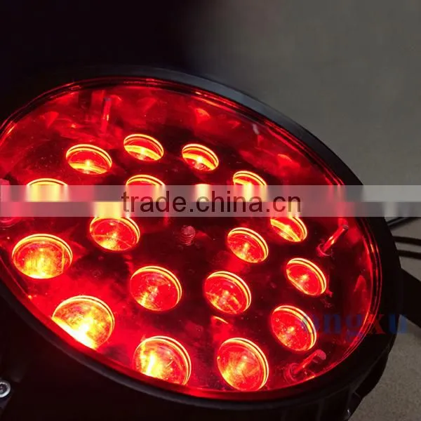 zoom function 18x10w dmx disco par can led uplight
