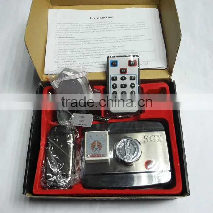 High Quality No Notise single Cylinder Brainwave Electric Lock