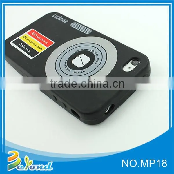 New arrival black silicone mobile phone camera cover