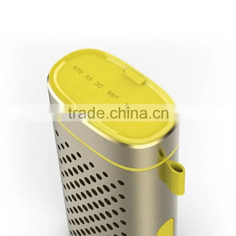 Portable bluetooth speaker with power bank for smartphone