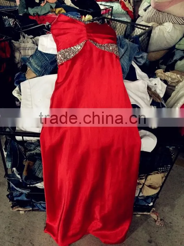 fashion summer second hand evening dress for Africa