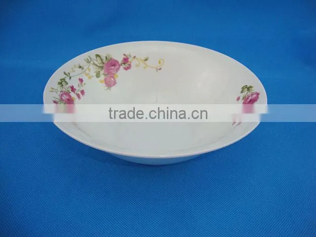 2015 new products porcelain material colorful soup bowls