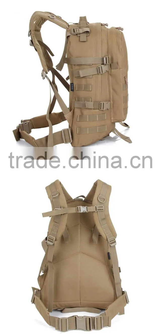 Outdoor camouflage waterproof hiking molle tactical backpack military