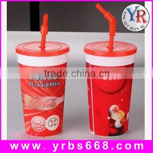18 years factory sales customized souvenir gift orca coating magic photo insulated mug