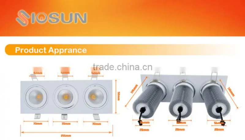 10W 1120Lumens Dimmable Commercial 5 Years Warranty COB LED DownLight