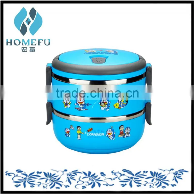 chaoan caitang kid food stainless lunch box containers compartments
