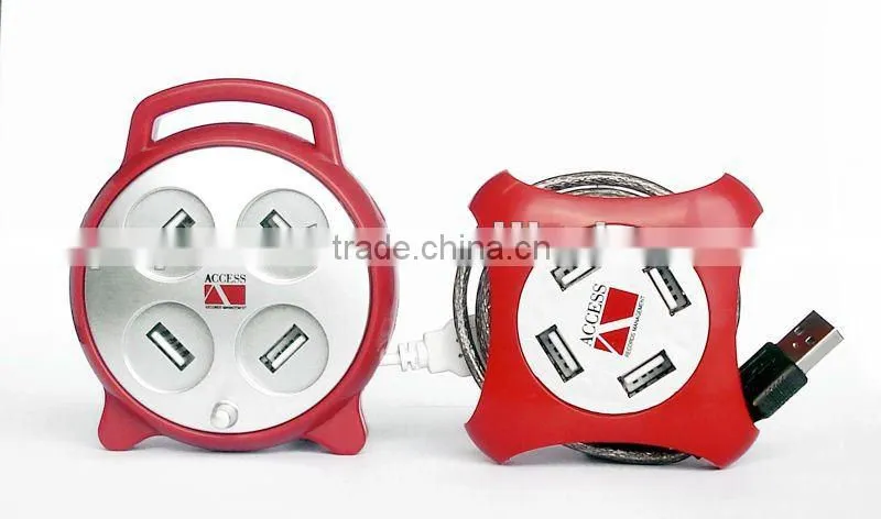 portable computer usb hub 4 ports stand with logo printing