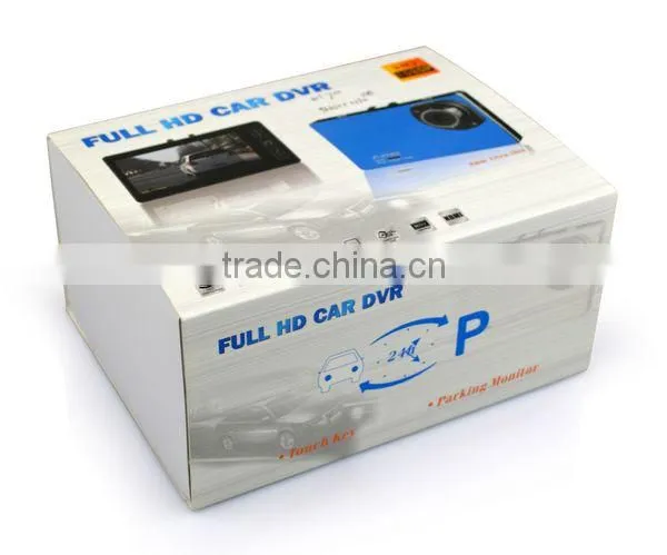 3 inch LCD 150deg angle GPS SOS gs8000 G-sensor IR night vision 1080p full hd 1080p car dvr