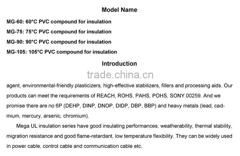 UL series flame-retardant PVC wire