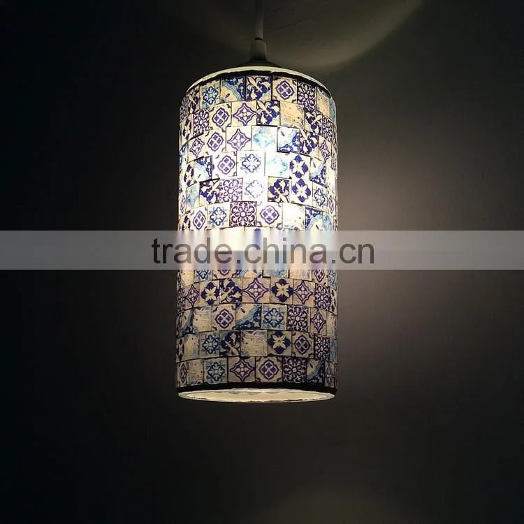 Home Decorative classic mosaic pendant light