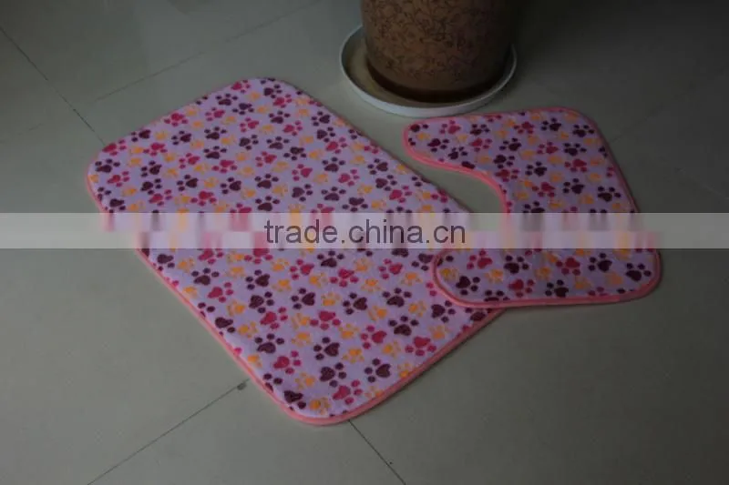 2pcs bath room mat sets