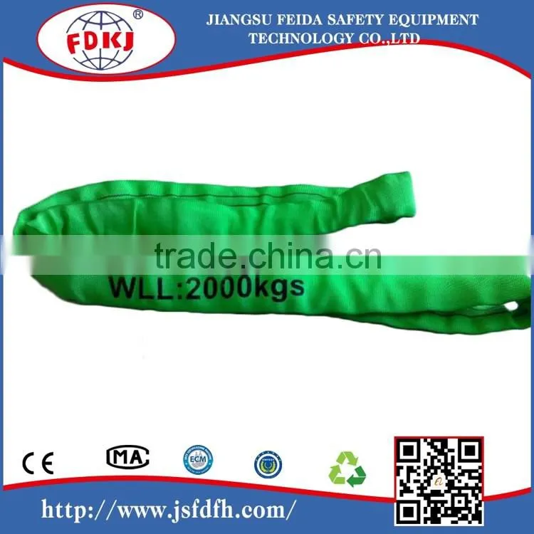 CE approved flat webbing sling round sling