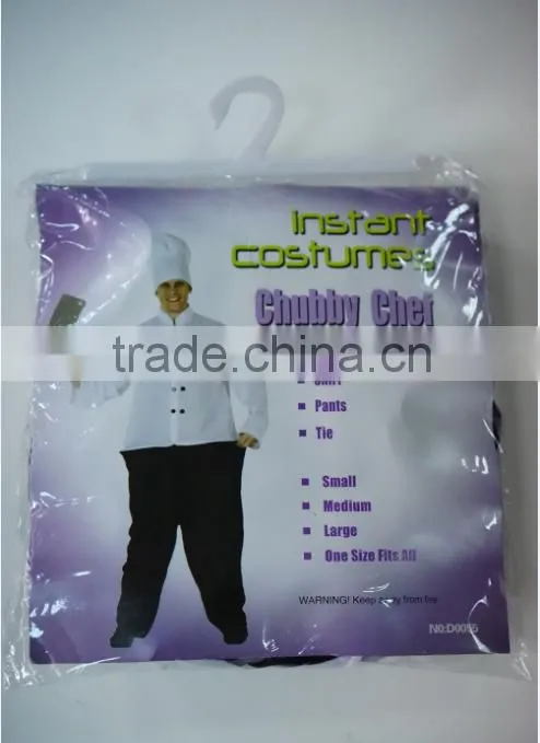 Adult Chubby chef costumes party costumes carnival dress halloween christmas dress career clothes