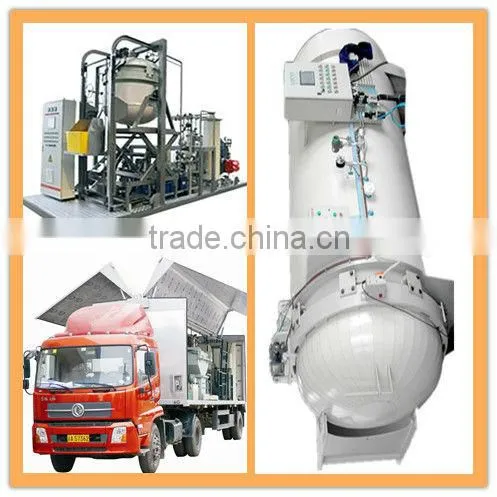 medical waste autoclaving truck