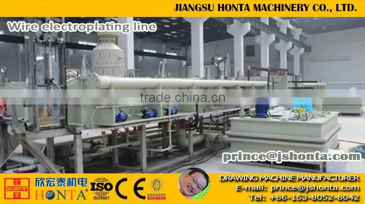 6000A Tin (Sn)-on-copper wire electrolytic plating machine and line