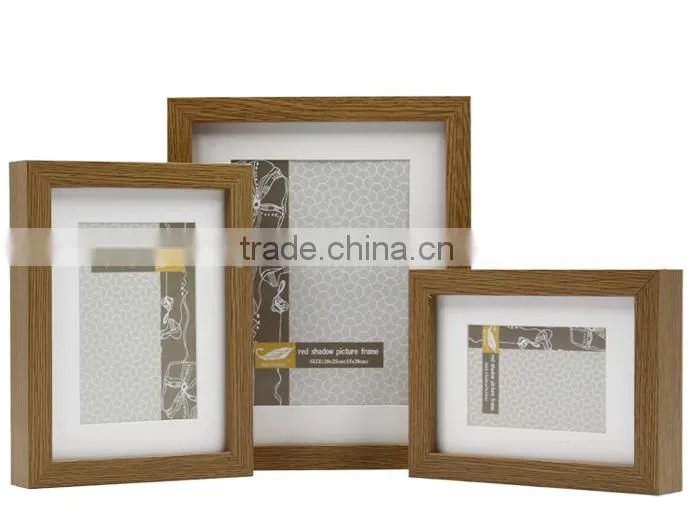 cheap decorative wall art 3d frames, deep handmade wooden box frame