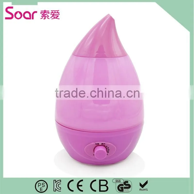 1.7L 110/220V 25W top quality atomizer air humidifier/ultrasonic humidifier J22