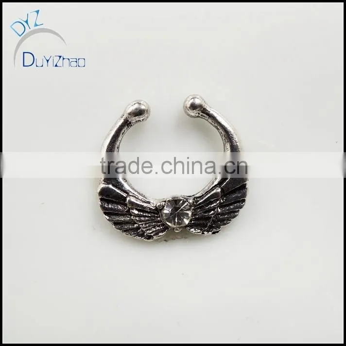 Fashion cheap Piercing Gemmed Septum clicker wholesale jewelry
