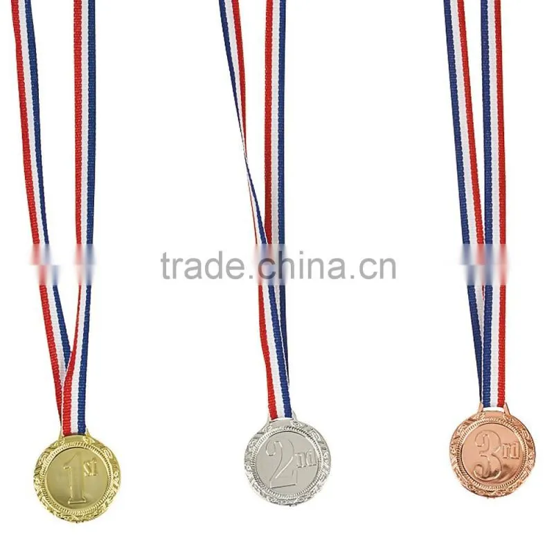 Hot Sale Cheap Customized Shoot For the Stars Molded Medals Sports Day Souvenir Awards Toys Party Supplies Favors Plastic Prizes