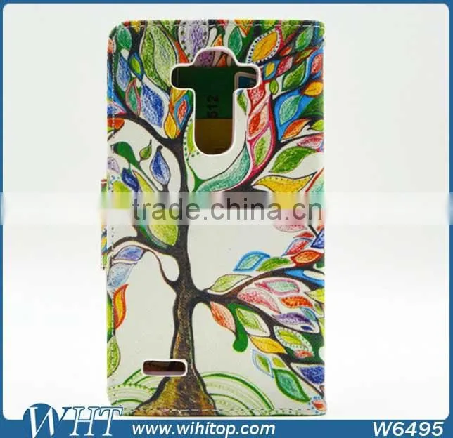 Alibaba Wholesale Leather Cell Phone Case for LG G4, Colorful for LG G4 TPU Printing Case