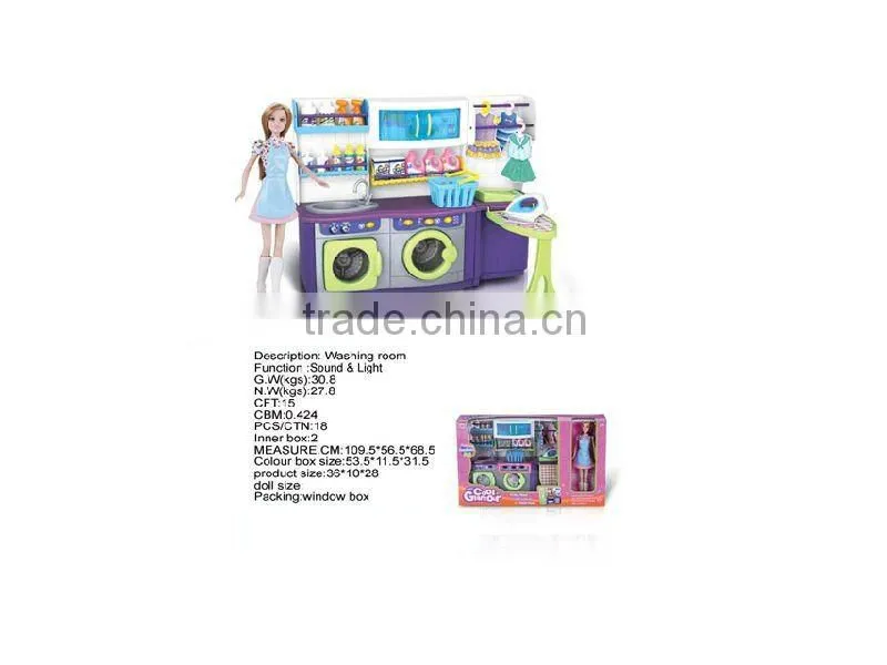 PLASTIC KITCHEN TOY SET WITH MUSIC AND LIGHT