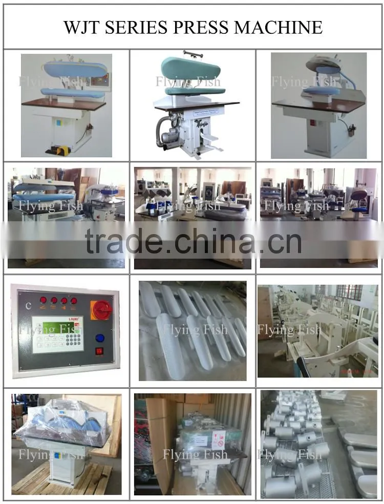 Professional clothes pneumatic pressing machine for laundry