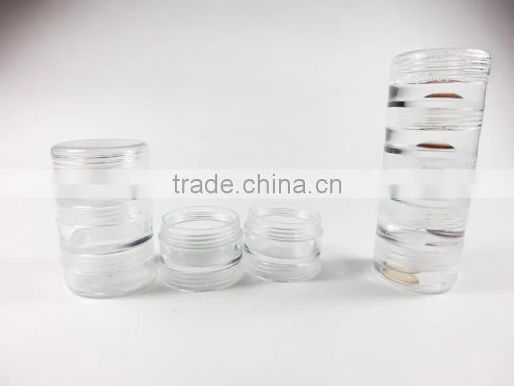 5g,10g.20g 30g ps jar/Multilayer cream cans/Stacked cans