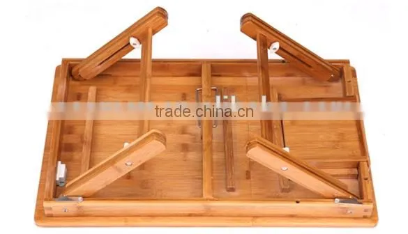 bamboo laptop table /Bamboo Notebook computer desk