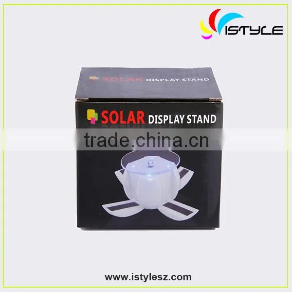 2015 hot selling Solar powered new design display stand for displaying small accessories