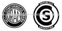 IRAM 2pin 10A Argentinan power cord, outlet plug