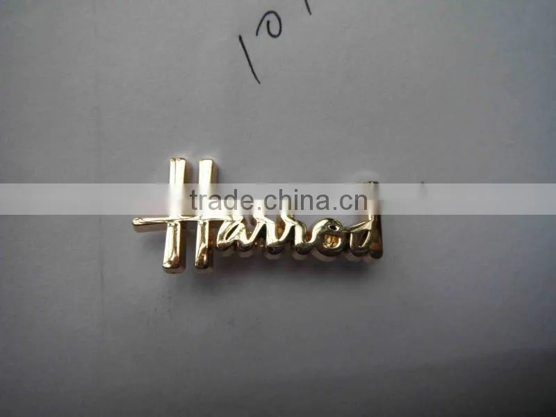 3D leather folder emboss logo