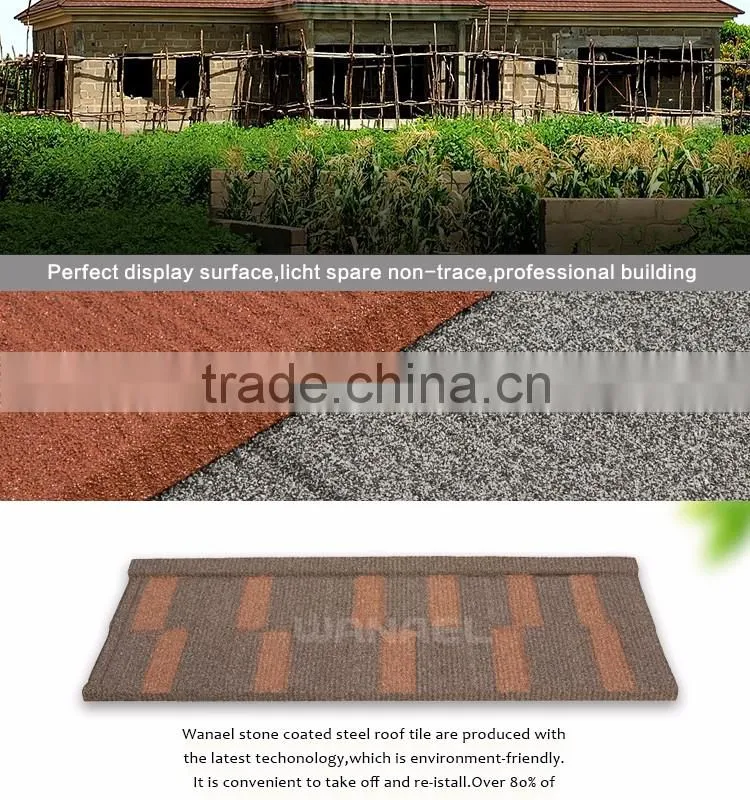 China products Wanael Shingle Solar Red Roofing Material Asphalt Shingles
