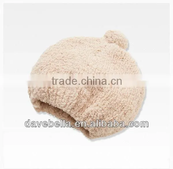 DB33 dave bella autumn winter chenille baby hat infant caps