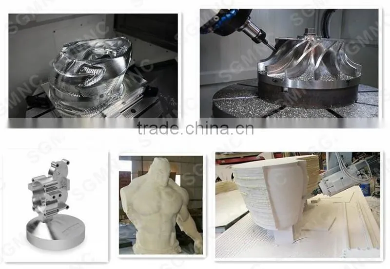 German quality 1325 rotary axis cnc wood router machine , 3d 4 axis cnc router for wood making