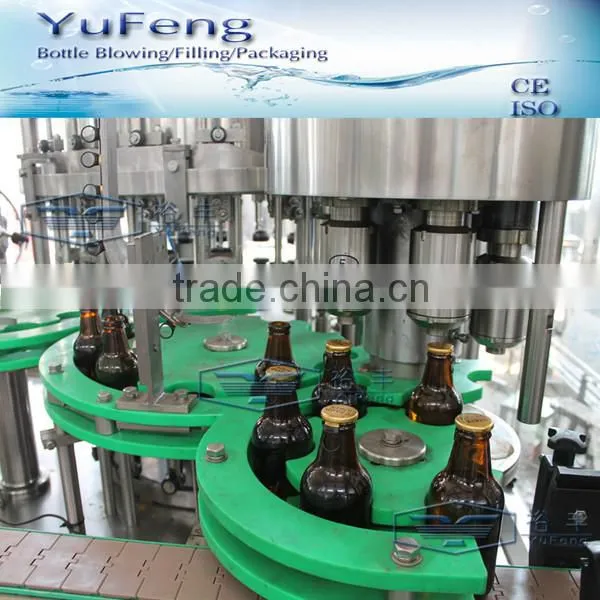 automatic 3 in 1 beer bottling machine