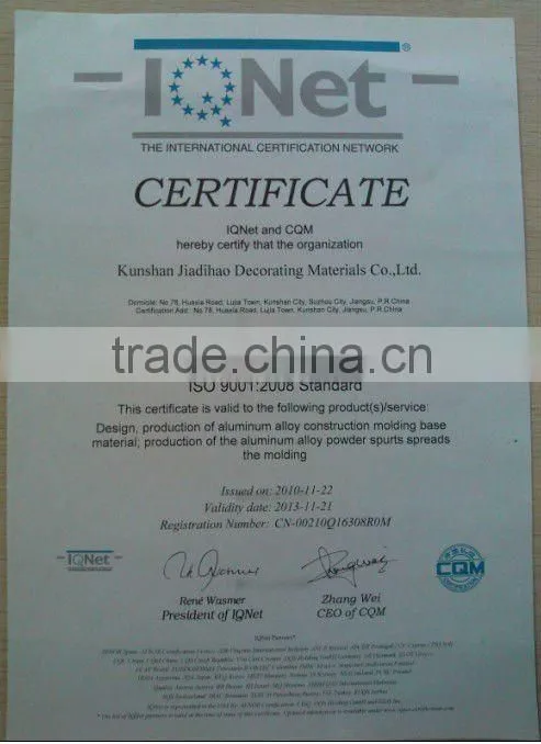 aluminium and building materials