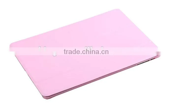 Three folder pu leather smart case coer for IPad air 2,smart case cover for ipad mini 2