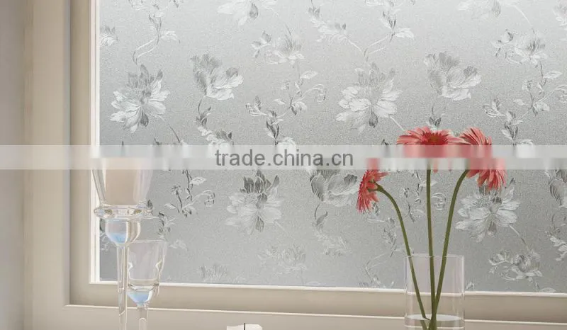 most hot sales frosted glass film -- 2D Static Window film--- PVC Embossed glass sticker