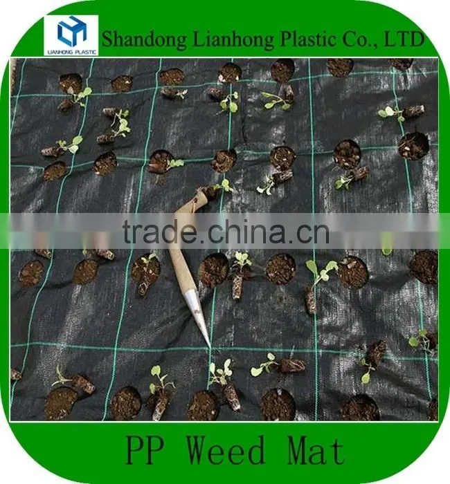 3.2oz Heavy Duty 6.5ft Wide Weed Barrier Fabric Panel, Garden Fabric 3.2 oz/sq.yd, Woven Weed Control Landscape Fabric Sheeting