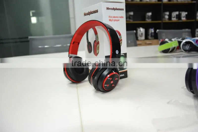 Wholesale Price sports stereo wireless bluetooth headset Stereo Headphone with Microphone
