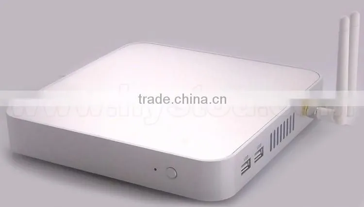 Popular multimedia pc FMP02-1037UC with Dual Core 4 Threads Intel HD Graphics 1*HDMI+1*VGA+1*LAN dual display