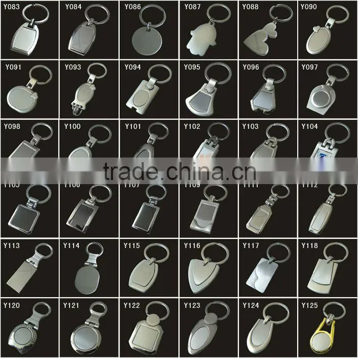 custom metal keyring with printed logo