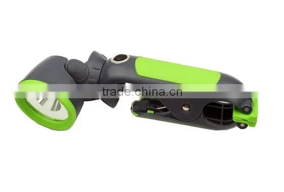 A-OKLED Work Lighting flexible Flashlight With Magnet Hooks Clip Plastic Camping Lights Auto Repair Lghts Portable Lanterns