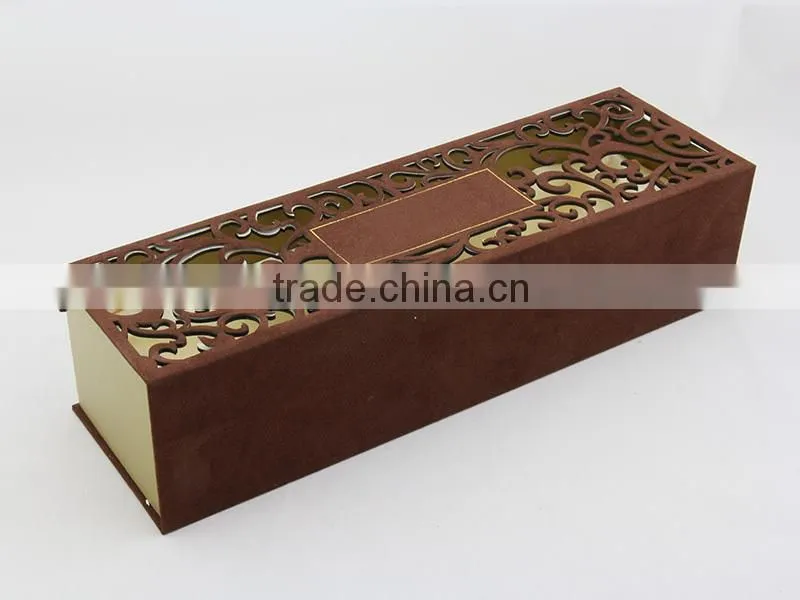 Eco-friendly Hollow Cardboard Box for Wine (ZJ-5039)