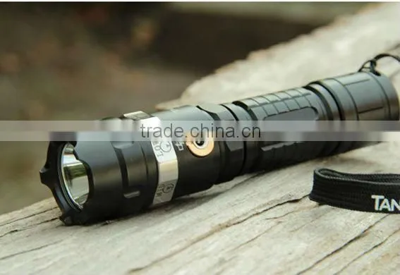 Rechargeable Flashlight Camping Light With White Color Diffuser