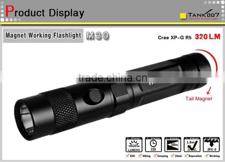 Magnet torch light for reparation led working flashlight( M30)