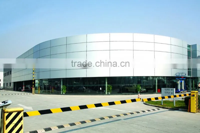 Exotic colorful pvdf painted aluminum honeycomb panel for station