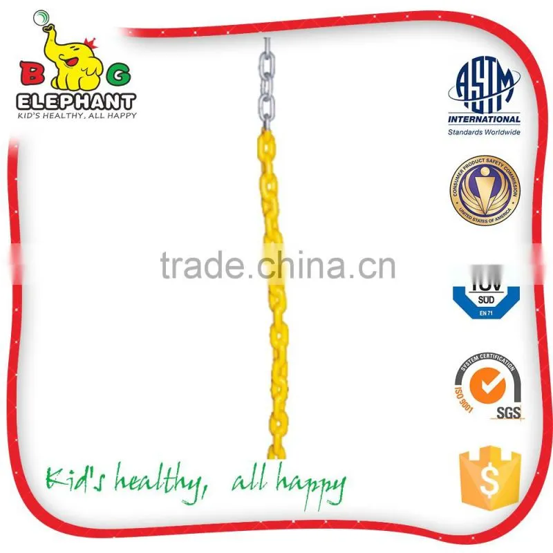 swing accessories PVC galvanized coated chain
