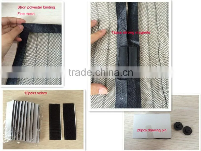 Printed Magnetic Mosquito Door Mesh for Hot Summer, Butterfly