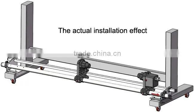 Automatic Media Take up Reel for Mutoh/ Mimaki/ Roland/ Ep son Printers (No steel pipes)